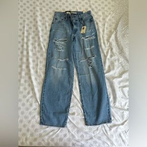 Levi’s Baggy Dad Ripped Jeans